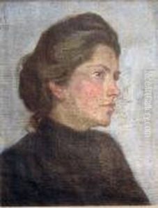 Portrait De Femme by Raphael-Leon Leguilloux