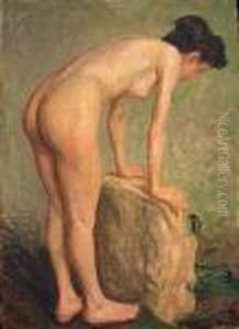 La Tentation by Raphael-Leon Leguilloux