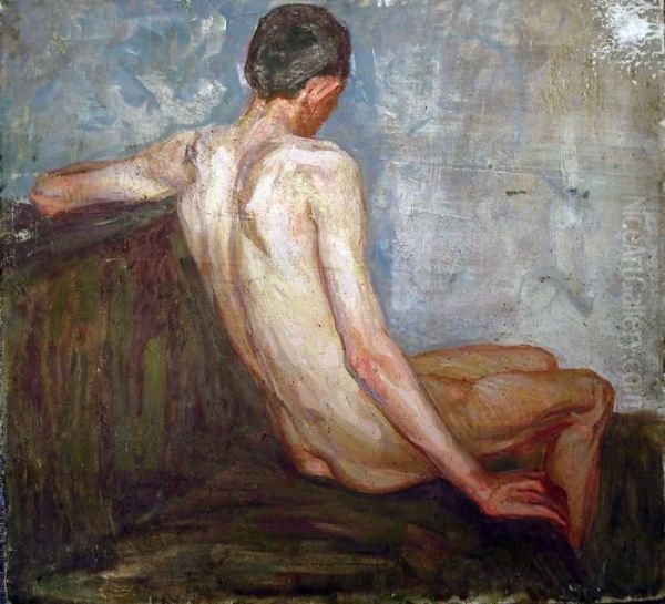 Academie D'homme / Etude De Violoniste - view 1