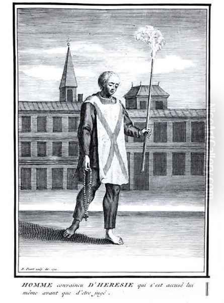 Man Convicted of Heresy blaming himself before being found guilty, 1722 - view 1