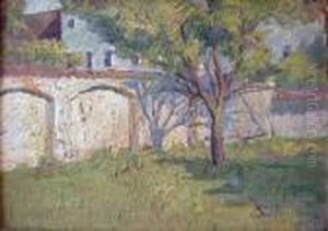 Le Mur Du Jardin by Raphael-Leon Leguilloux