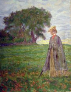 La Promenade Du Soir by Raphael-Leon Leguilloux
