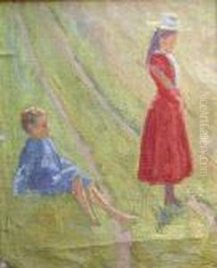 Les Enfants Dans Les Champs by Raphael-Leon Leguilloux