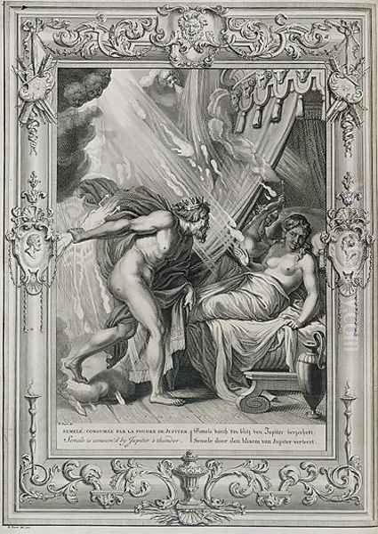 Semele is Consumed by Jupiters Fire, 1731 - view 1