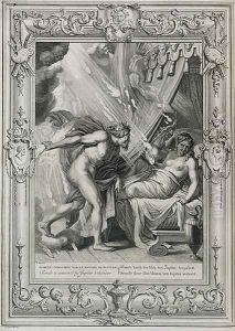 Semele is Consumed by Jupiters Fire, 1731 by Bernard Picart