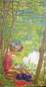 Lecture Au Bord De L'eau