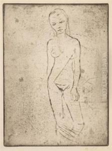 Junges Madchen by Wilhelm Lehmbruck