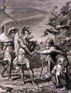 Phineus is Delivered from the Harpies by Calais and Zethes, 1731
