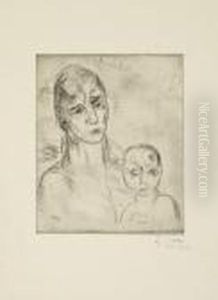 Mutter Und Kind by Wilhelm Lehmbruck