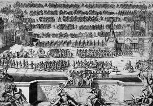The Battle of Pottava, 1709 by Bernard Picart