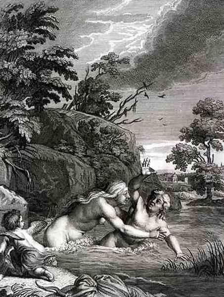 Salmacis and Hemaphroditus United in One Body, 1731 - view 1