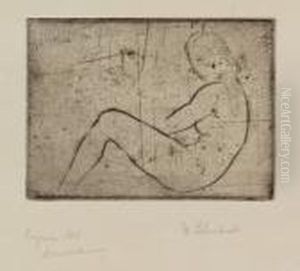 Liegender Akt by Wilhelm Lehmbruck