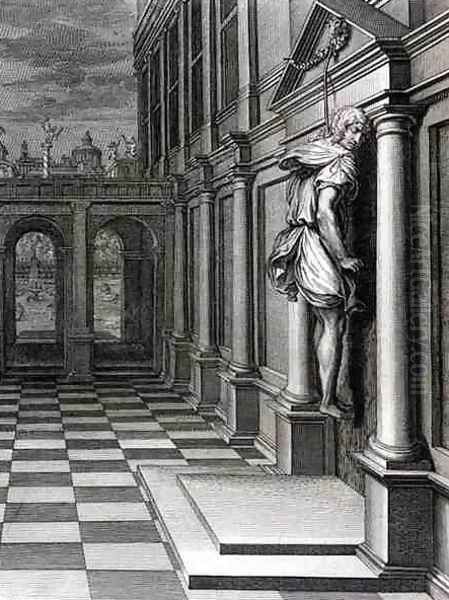 Iphis Hangs Himself in Despair that he Could Not Gain Anaxarete, 1731 - view 1