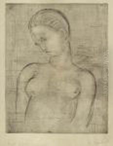Weiblicher Torso, Kopf Geneigt by Wilhelm Lehmbruck