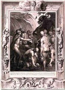 The Danaids Condemned to Fill Bored Vessels with Water, 1730