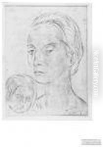 Mutter Und Kind Iii by Wilhelm Lehmbruck
