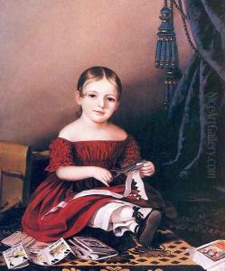Posthumous Portrait of Mary Griffith 1841 by Sarah Miriam Peale