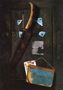 Hanging Knife and Jack of Hearts by John Frederick Peto