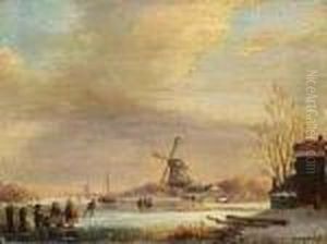 Winterliche Landschaft Mitwindmuhle Winterliche Landschaft Mitwindmuhle