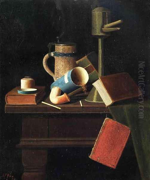 Still Life with Mug, Pipe and Boods - view 1