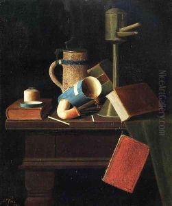 Still Life with Mug, Pipe and Boods