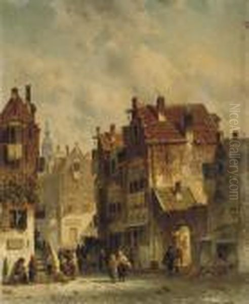 A Busy Day In Town - view 1