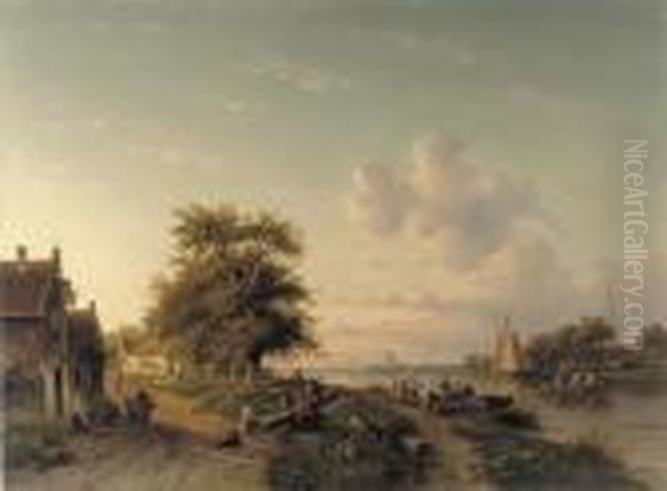 A Bright Summer's Day Along The Water - view 1