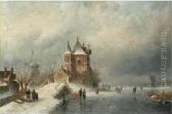 Skaters In Holland - view 1