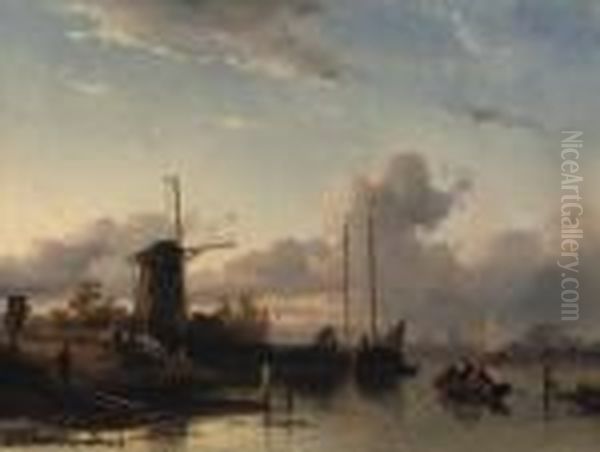 A River Landscape In Summer - view 1
