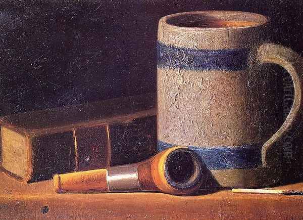 Still Life with Mug, Pipe and Book - view 1