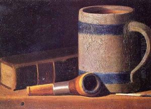 Still Life with Mug, Pipe and Book
