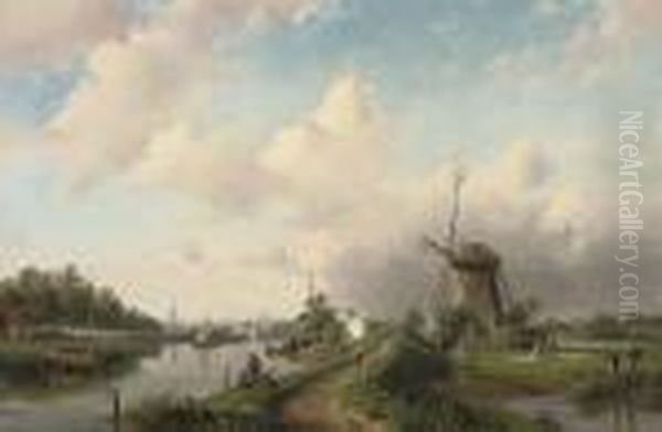 A Summer's Day At A Dutch Windmill - view 1