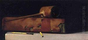 Still Life with Pipe and Book