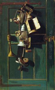 Still Life with Lanterns by John Frederick Peto