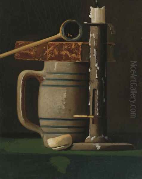 Still Life with Candlestick and Book 2 - view 1