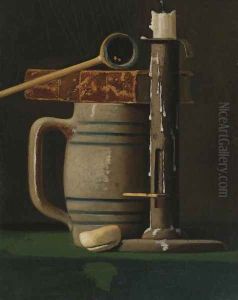 Still Life with Candlestick and Book 2