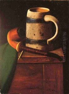 My Pipe and Mug by John Frederick Peto