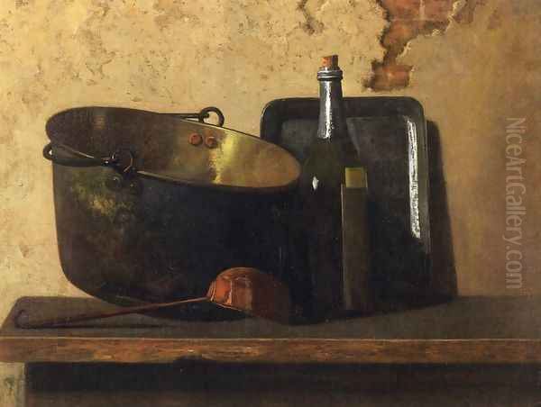 Wine and Brass Stewing Kettle - view 1