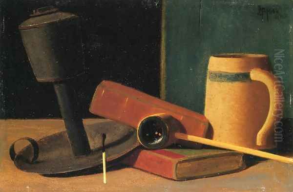 Still Life with Pipe and Mug - view 1