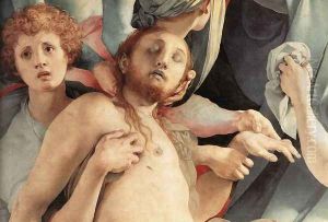 Deposition (detail-4) c. 1528 by (Jacopo Carucci) Pontormo