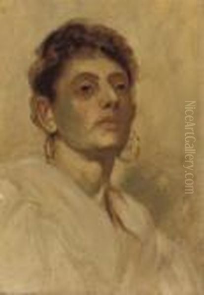 Portrait Of A Spanish Woman, Bust-length - view 1