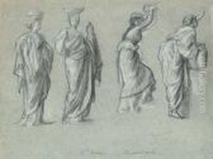 Study For 'captive Andromache' by Frederick Leighton