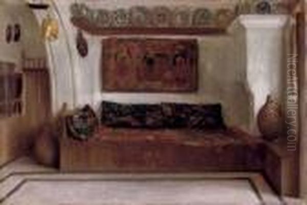 Interior Of A House At Lindos - view 1