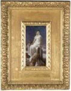 Sketch For 'the Spirit Of The Summit' by Frederick Leighton