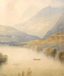 Crossing The Lake by William Leighton Leitch