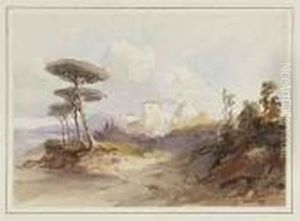 An Italianate Landscape by William Leighton Leitch