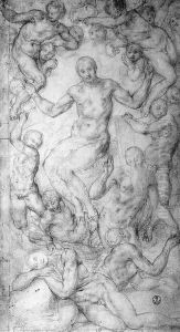 Christ the Judge with the Creation of Eve c. 1550