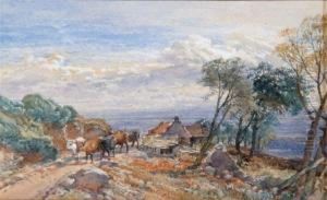 Braeman Looking Down The Valley Of The Dee by William Leighton Leitch