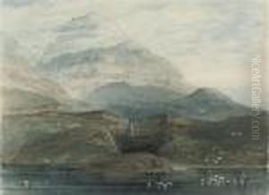Blackgang Chine, Isle Of Wight by William Leighton Leitch