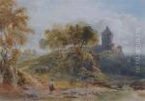 Neidpath Castle by William Leighton Leitch